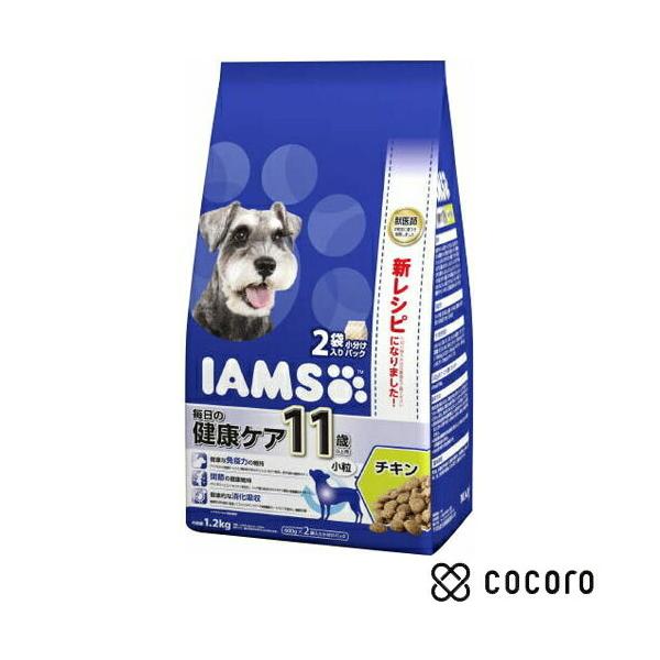 他サイト： アイムス 11歳以上用 毎日の健康ケア チキン 小粒 1.2kg 犬 ドッグフード えさ ドライ ◆賞味期限 2025年11月の商品画像