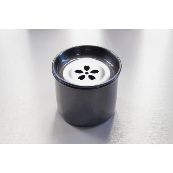 新光金属 建水 純銅製 黒銅仕上げ 銅 新光堂 銅 高級茶器 水こぼし 茶