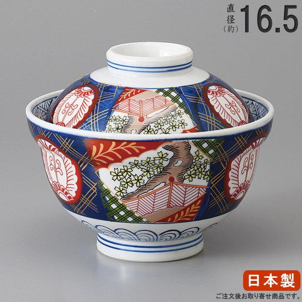日本製 錦小桜 蓋付き丼ぶり 5.5 美濃焼 国産 業務用 和食器 日本製 錦小桜 蓋付き丼ぶり 5.5 美濃焼 国産 業務用 和食器