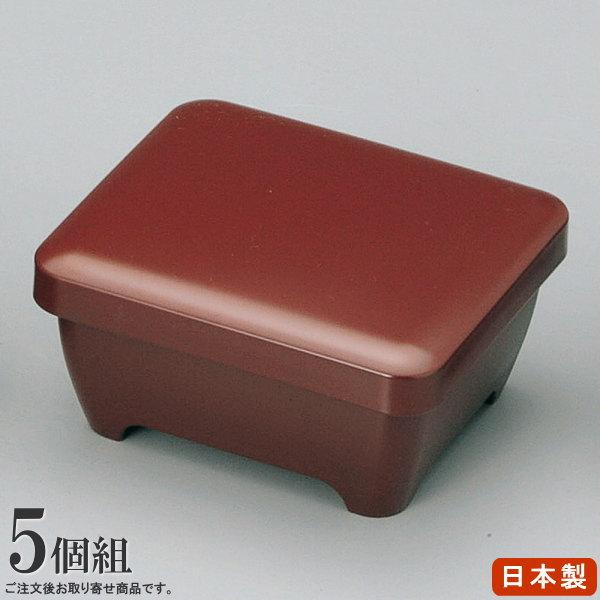 うな重 小さい 器 5個組 吟朱内朱ミニ洸琳丼重箱 5個 日本製 うな重 小さい 器 5個組 吟朱内朱ミニ洸琳丼重箱 5個 日本製