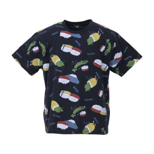 大きいサイズ メンズ おしゅしだよjapan総柄半袖tシャツ キングサイズ 大きいサイズ メンズ 3l 4l 5l 6l Dejapan Bid And Buy Japan With 0 Commission