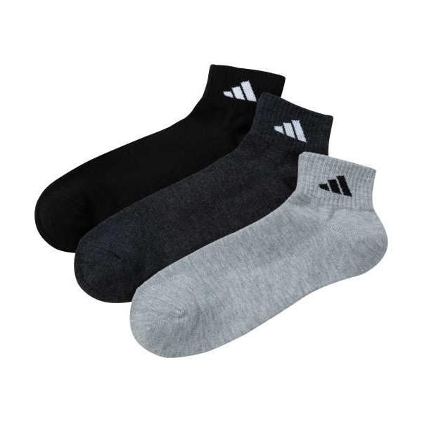 大きいサイズ メンズ■adidas3Pつま先かかと補強消臭ショート丈ソックス▽大きいサイズ メンズ 3L 4L 5L 6L