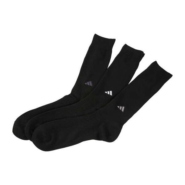 大きいサイズ メンズ■adidas3Pつま先かかと補強消臭クルー丈ソックス▽大きいサイズ メンズ 3L 4L 5L 6L