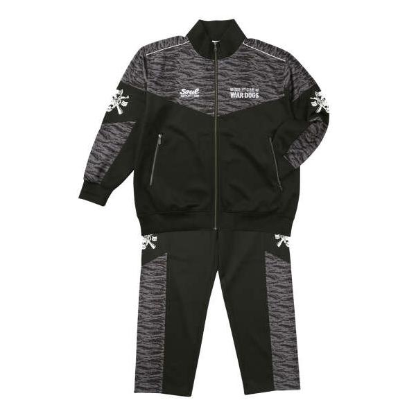 大きいサイズ メンズ■SOUL SPORTS×新日本プロレスBC WAR DOGS長袖ジャージセット▽大きいサイズ メンズ 3L 4L 5L 6L