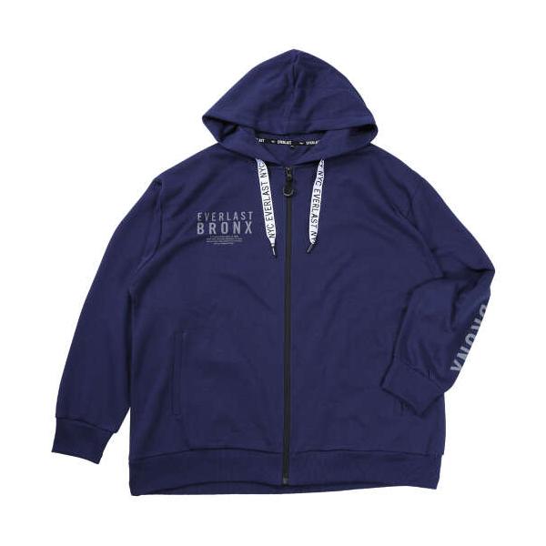 大きいサイズ メンズ EVERLAST TC ダンボール ジャケット ネイビー 1278-5687-4 3L 4L 5L 6L 大きいサイズ メンズ□EVERLASTTCダンボールジャケット▽大きいサイズ