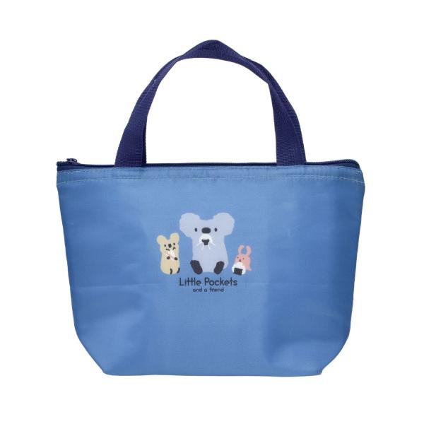 【特長】◎「Little Pockets」ランチシリーズの保温・保冷ランチバッグ。◎バッグ内側にアルミ蒸着シート付き。保温・保冷効果があります。◎ファスナー付き。バッグ内の温度を保ちやすくなります。中身の飛び出しを防ぎます。◎耐荷重：約1....