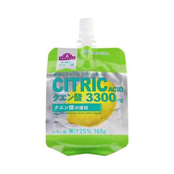 トップバリュ　素早くチャージドリンクゼリー クエン酸3300mg レモン味　【165g×30個】(TOPVALU)