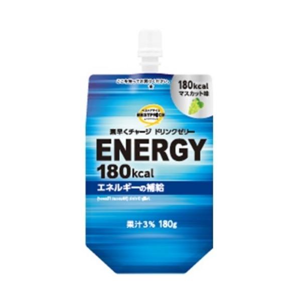 トップバリュ　素早くチャージドリンクゼリー エナジー180 マスカット味　【180g×24個】(TOPVALU)