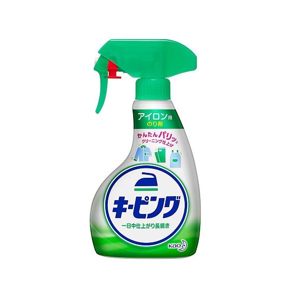 キーピング　アイロン用のり剤　本体　【400ml】(花王)衣類をパリッと仕上げて、仕上がりが長持ちします。エリ・そでなどの汚れもつきにくくなります。内容量 400ml商品説明 衣類をパリッと仕上げて、仕上がりが長持ちします。エリ・そでなどの...