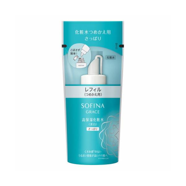 ソフィーナグレイス　高保湿化粧水（美白）さっぱり つめかえ用　【130ml】(花王)