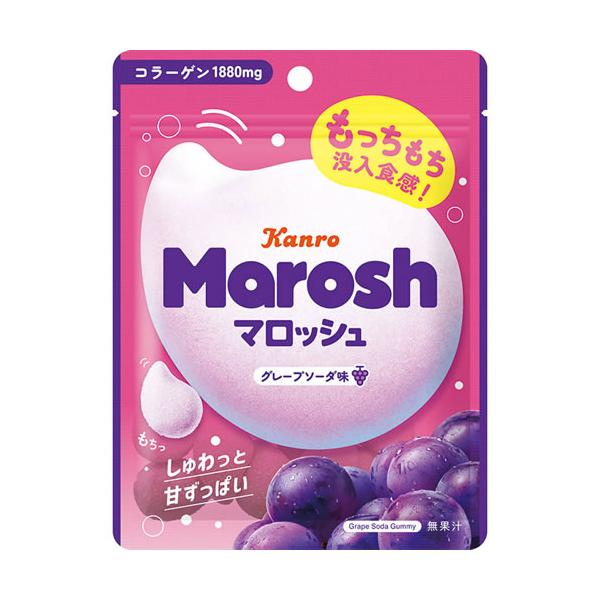 マロッシュ　グレープソーダ味　【50g×6個】(カンロ)