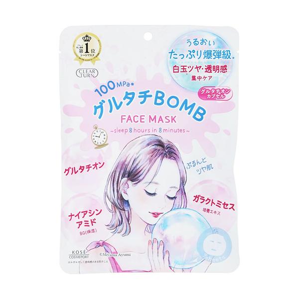 クリアターン　グルタチＢＯＭＢマスク【7枚】(コーセーコスメポート)