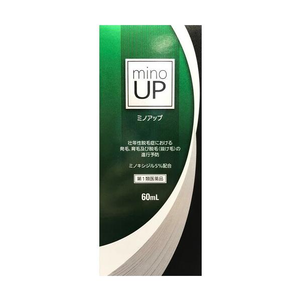 【第1類医薬品】ミノアップ　【60ml】(東和薬品)ミノキシジルを，5％配合した男性用の発毛剤添付文書の情報（商品の説明付）はこちらからご確認いただけます。内容量 60ml商品説明 ミノアップは，有効成分であるミノキシジルを，5％配合した男...