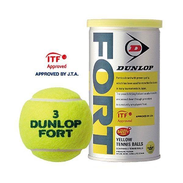 ダンロップ DUNLOP 硬式テニスボール FORT フォート 2P缶入×30 送料