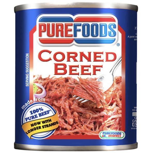 【フィリピンからの贈り物！ピュアフーズ自慢のコンビーフ缶詰】原産国: フィリピン種類: 加工食肉内容量: 210gアルコール度数: 0%フィリピンの有名ブランドピュアフーズが誇るコンビーフ缶詰は、牛肉のブリスケット（肩バラ部位）を100%使...