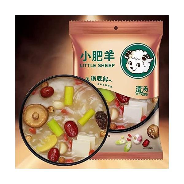 お手軽に本格火鍋を楽しめる小肥羊（シャオフェイヤン）の火鍋の素です。魚や肉の旨味が凝縮された白湯スープはまろやかな味わいで寒い冬にぴったりです！調理法も大変簡単で、1.5リットルのお水をいれて沸騰させます。次に長ネギやラム肉や豚肉、エビや白...