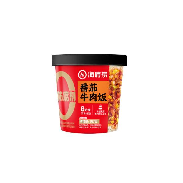 24個セット　海底労 トマトニューローハン／海底撈 番茄牛肉飯 カップ飯 147g