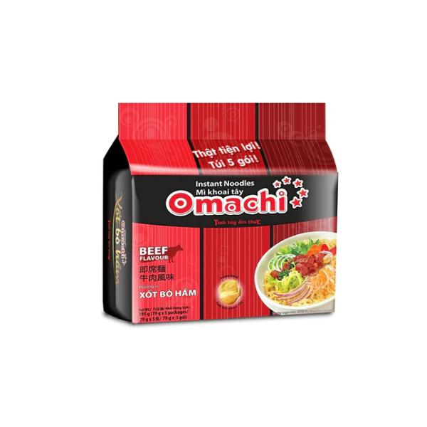 6パック販売　Omachi Bo 牛肉味 5食入インスタント麺 オマチ ×6袋