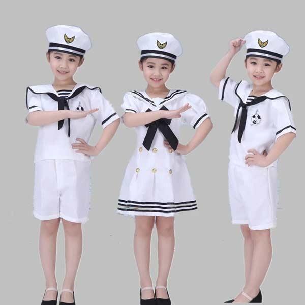 キッズダンス衣装 子供ワンピース セーラー風 男の子 女の子海軍服 二次会 パーティー 謝恩会演奏会 ダンス衣装2色 出演服 舞台服 Hv286 岡村洋品店 通販 Yahoo ショッピング