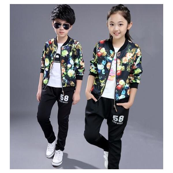 韓国風ボーイズ花柄ジャージ上下セットアップ 男の子野球服ジャケット女の子スウェット トレーナー服パーカーとズボン春秋 子供服キッズ ユニセックス Buyee 日本代购平台 产品购物网站大全 Buyee一站式代购 Bot Online
