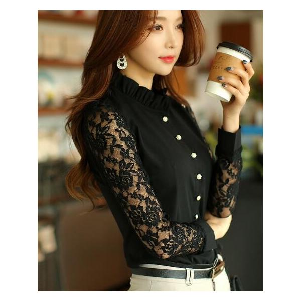 春秋 スーツシャツ レディース通勤スタンドカラー細身フォーマル長袖ワイシャツ開襟シャツ就活 ブラウス Ol 透けレース刺繍 仕事着ゆったり美品セクシー Buyee Buyee 提供一站式最全面最专业现地yahoo Japan拍卖代bid代拍代购服务 Bot Online