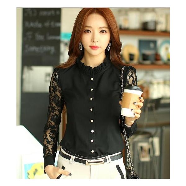 春秋 スーツシャツ レディース通勤スタンドカラー細身フォーマル長袖ワイシャツ開襟シャツ就活 ブラウス Ol 透けレース刺繍 仕事着ゆったり美品セクシー Buyee Buyee 提供一站式最全面最专业现地yahoo Japan拍卖代bid代拍代购服务 Bot Online
