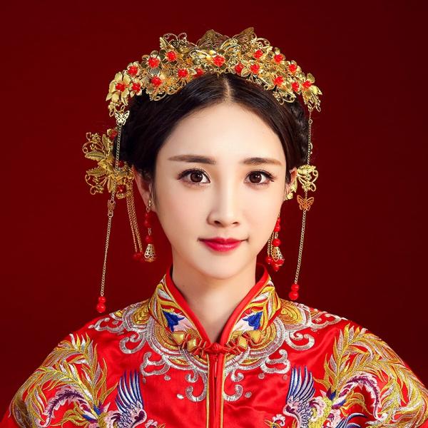 唐装 漢服中国風ウェディング髪飾り物セットチャイナ古代宮廷風コスプレ中華服撮影服グッズ ヘアアクセサリー かんざし ピアス カチューシャ Buyee Buyee 提供一站式最全面最專業現地yahoo Japan拍賣代bid代拍代購服務 Bot Online