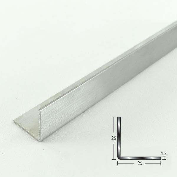 ステンレス アングル 25×25 3M 1.5mm厚 創建 エルアングル : あかばね 