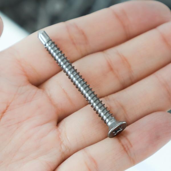 コクブ ステンレス ドリルねじ 皿頭 4×45 500本 FS-4045 : あかばね 