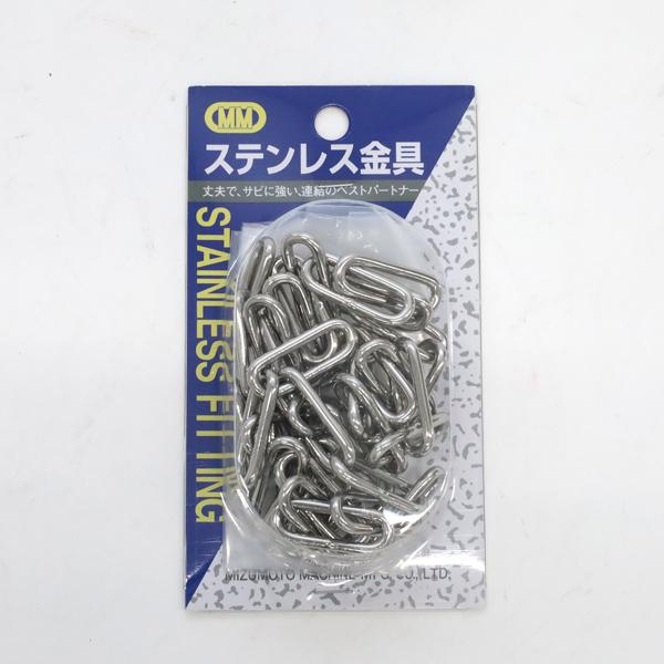 水本 ステンレスカットチェーン Bタイプ 線径3mm 長さ1M SUS304