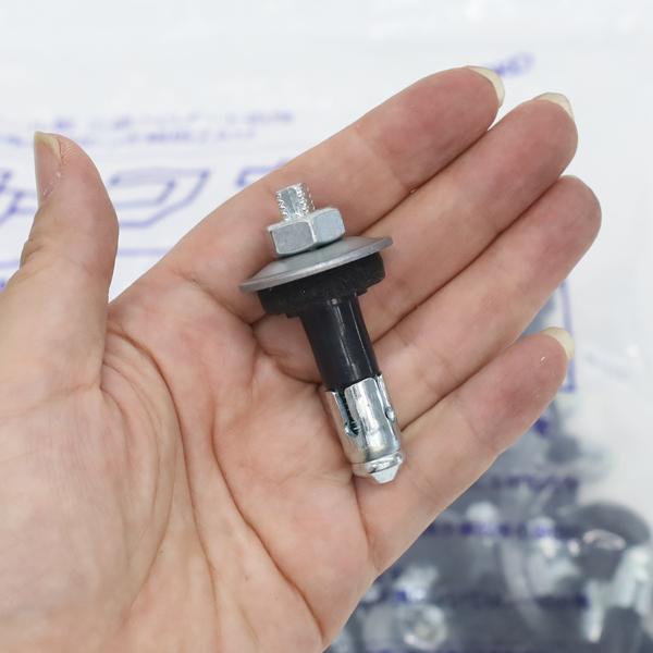 サンコーテクノ ルーフボルト インサートなし メッキ R-8 100本単位