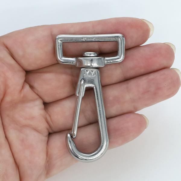水本 V-1 スイベル ベルト フック 全長 63mm ステンレス金具 水本 V-1 スイベル ベルト フック 全長 63mm ステンレス金具