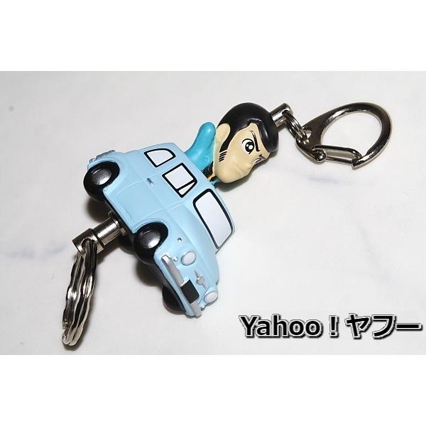 ルパン三世 フィギュア キーホルダー フィアット 車 マスコット 昭和