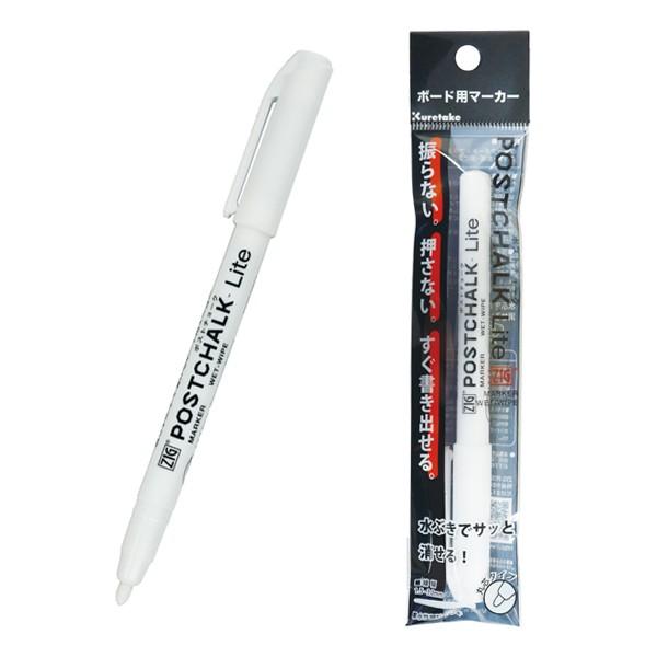 ���| Kuretake ZIG POSTCHALK MARKER WET-WIPE Lite �z���C�g POST-980A-000S
