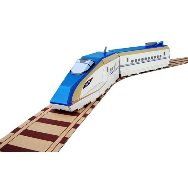 Hacomo ハコモ ダンボール工作キット ハッピーレール E7系北陸新幹線 かがやき Thm 2764 Thm 2764 こまもの本舗 Yahoo 店 通販 Yahoo ショッピング