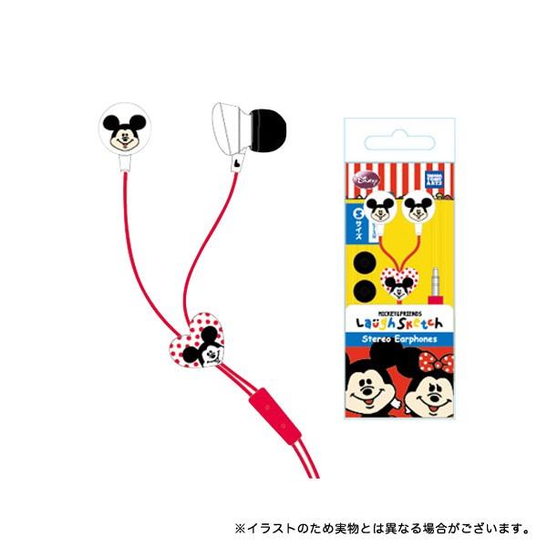 ラフスケッチ キャラクターイヤホン ミッキー Yu 生産終了品 Yu こまもの本舗 Yahoo 店 通販 Yahoo ショッピング