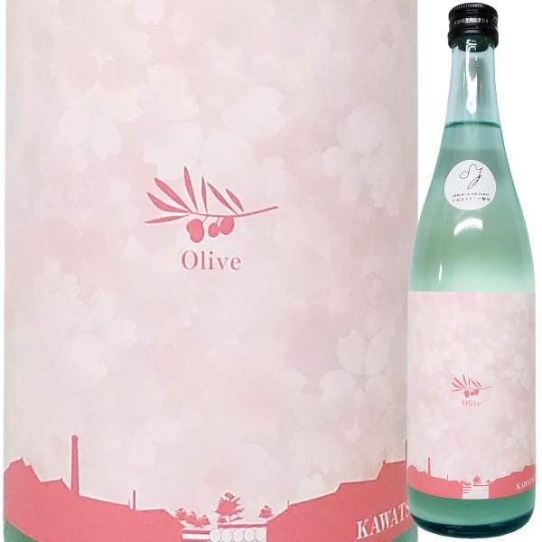 川鶴オリーブ　瓶内発酵活性にごり生原酒720ml