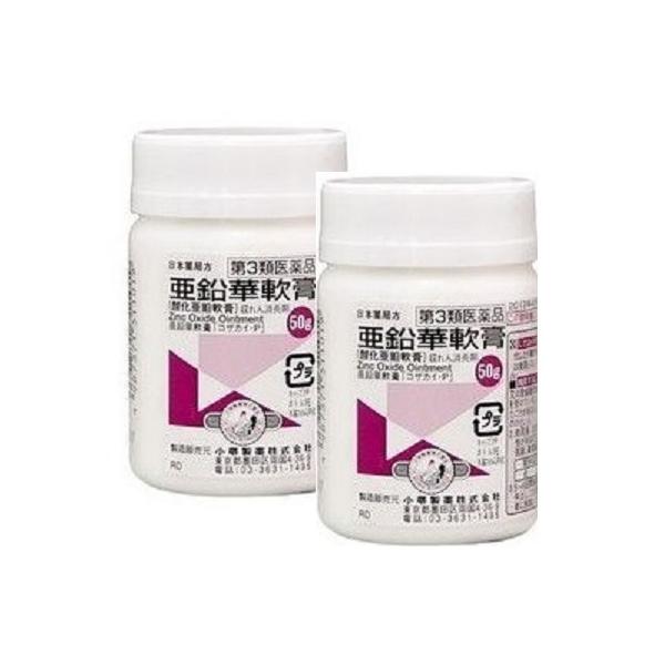 小堺製薬　日本薬局方　亜鉛華軟膏は、皮膚を保護し、炎症をやわらげるお薬です。　（酸化亜鉛軟膏）亜鉛華軟膏は皮膚の保護作用や消炎作用があります。患部を掻き壊してジュクジュクしていたり傷などがある場合は、この軟膏が向いています。（傷面がかなり化...