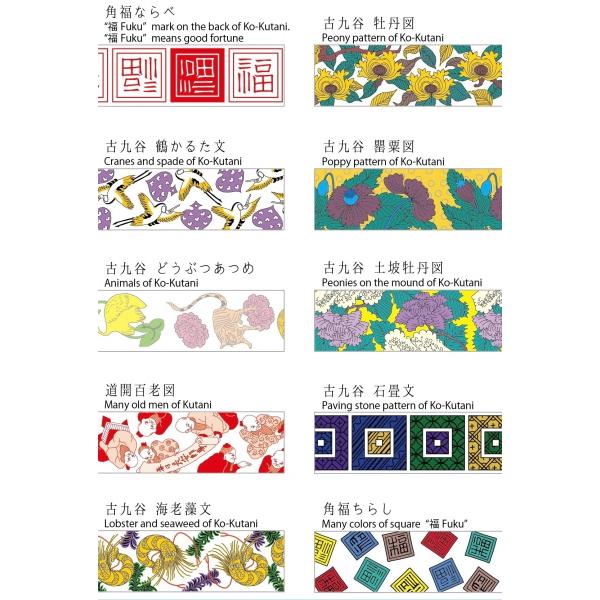 九谷マスキングテープ 全10種類 Km1910 こまつもんマルシェ 通販 Yahoo ショッピング