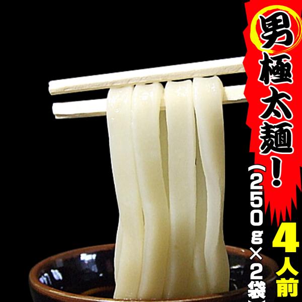 ■原材料名小麦粉(国内製造)、食塩／加工澱粉、酒精 ■内容量完熟 讃岐うどん （半生麺）・ 極太麺 1袋（250g）×2袋（4人前） ■賞味期限 常温完熟 讃岐うどん ・ 極太 麺 約45日■保存方法直射日光を避け常温で保存、夏季は冷蔵庫に...