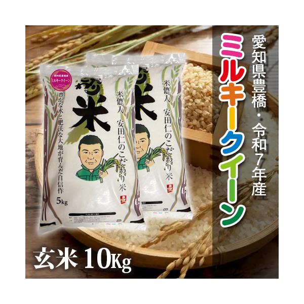 ミルキークイーン 【令和7年・愛知県豊橋産】ミルキークイーン・10kg 