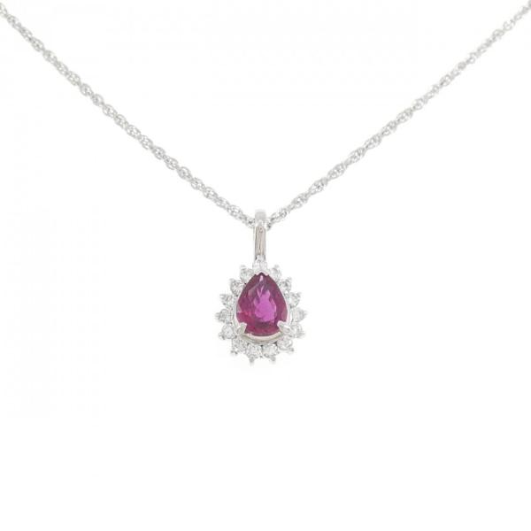 PT900/PT850 ルビー ネックレス 0.60CT : KOMEHYO ONLINESTORE Yahoo 