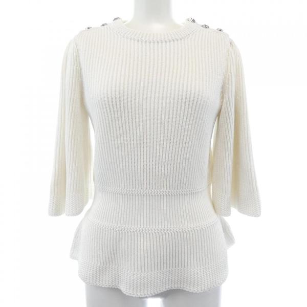 正規品CHANELニット 中古・古着通販】CHANEL (シャネル) ココマークビジューカシミヤニット