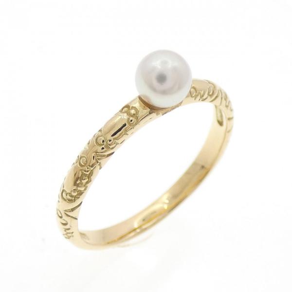 K18YG アコヤパール リング 4.4mm : KOMEHYO ONLINESTORE Yahoo!店
