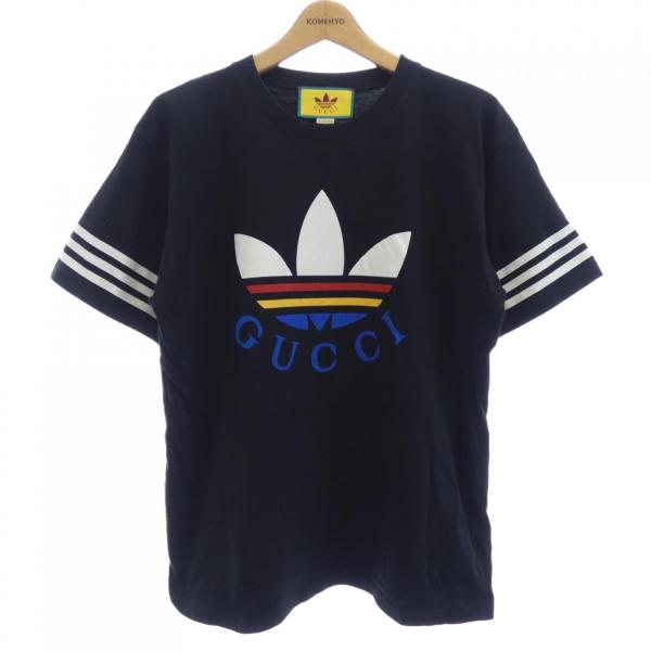  GUCCI グラフィックTシャツ　グッチ　アディダス グッチ GUCCI ADIDAS 616036 XJEXC Tシャツ : KOMEHYO ONLINESTORE