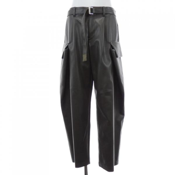 1 新品同様 26ss sacai Faux Leather Pants サカイ SACAI FAUX LEATHER PANTS 25-03750M パンツ : KOMEHYO