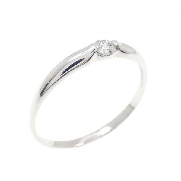 PT900 ソリティア ダイヤモンド リング 0.08CT : KOMEHYO ONLINESTORE