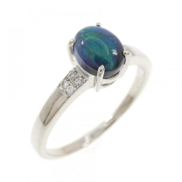 K18WG ブラックオパール リング 0.96CT : KOMEHYO ONLINESTORE Yahoo
