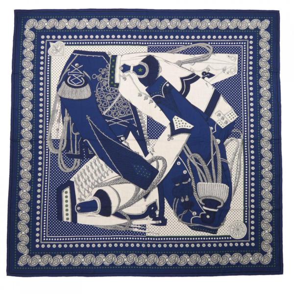 エルメス HERMES ZOUAVES ET DRAGONS BANDANA H244048S カレジェアン