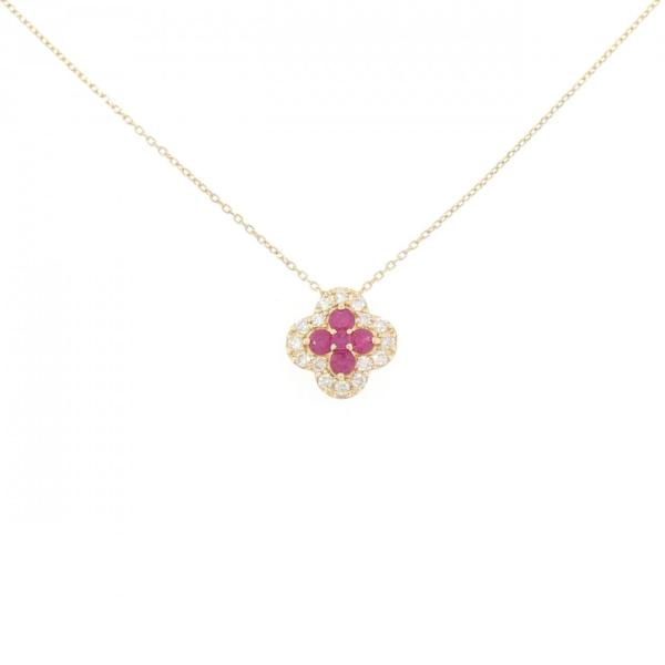 K18YG ルビー ネックレス 0.20CT : KOMEHYO ONLINESTORE Yahoo!店